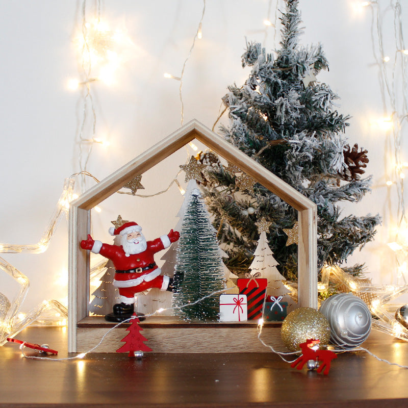 Box Cadeau de Noël pour les Enfants Pingouin et Père-Noël Chocolat Lait et  Blanc