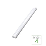 Pack de 4 - Réglette LED étanche 120cm 36W IP65