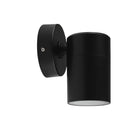 Schwarze Wandleuchte IP65 für GU10 Lampe