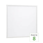 Pack de 8 - Panneau LED 36W 60x60 BLANC Dimmable 110lm/W avec Détecteur de Mouvement