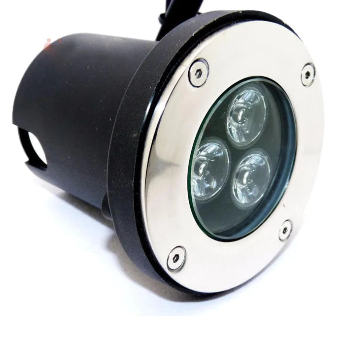 LED-Bodeneinbaustrahler für den Außenbereich 3W IP65 80°