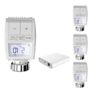 Set 4 Slimme Thermostaatknoppen + Scherm + ZigBee Ethernet