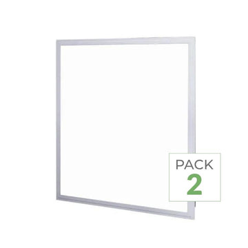 Pack de 2 - Panneau LED UGR<19 36W 60x60cm