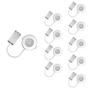 Spot LED étanche IP65 Encastrable Dimmable CCT 6W Alu (Pack de 10)