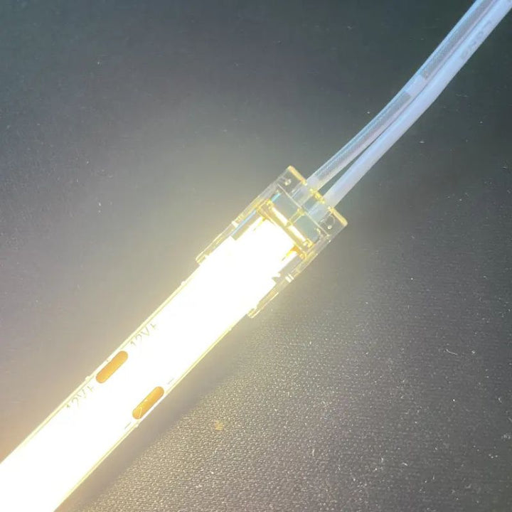 Conector simples para fita LED COB 24V 8mm