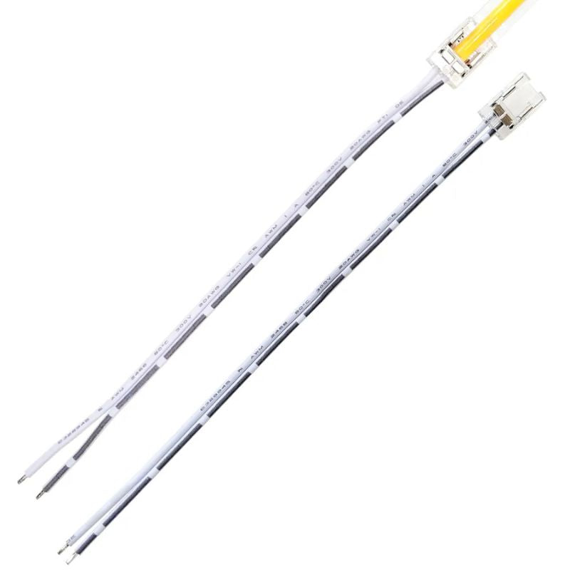Conector simples para fita LED COB 24V 8mm