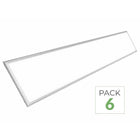 Pack de 6 - Panneau LED 120x30 29W Haut Rendement 137lm/W
