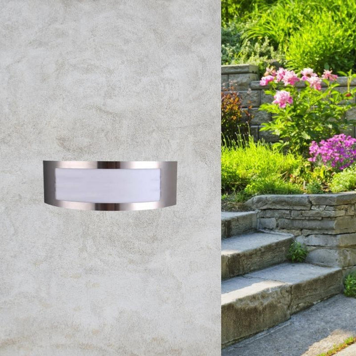 Luz de pared de aluminio LED IP44 para bombilla E27