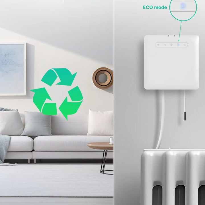 Vernetzter Thermostat für Elektroheizung mit Pilotdraht-Technologie – Zigbee