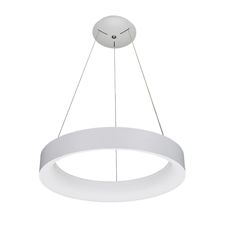 Plafonnier LED suspendu Blanc 42W - Blanc Chaud 3000K