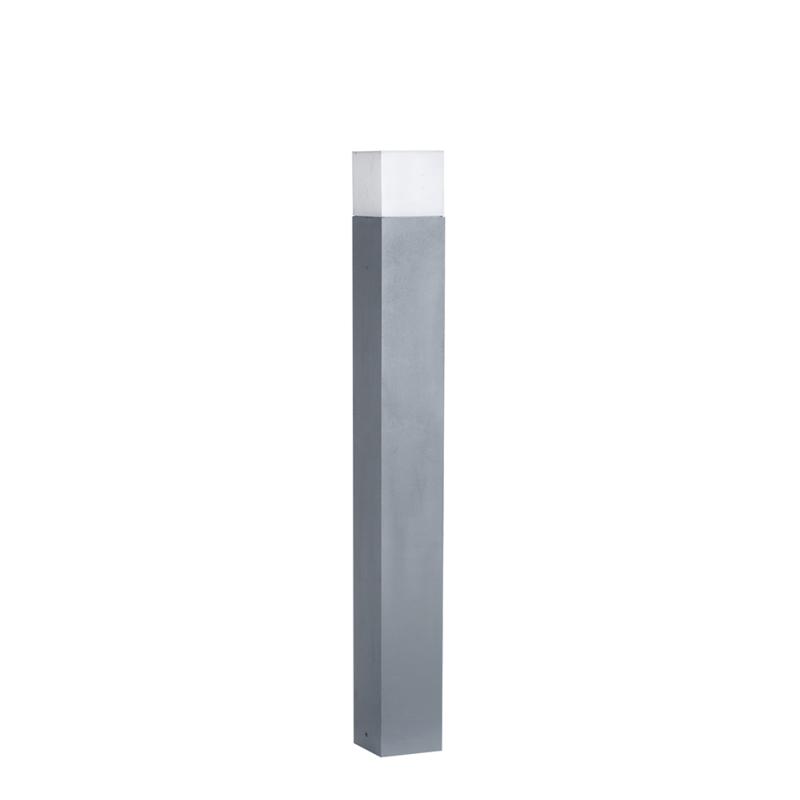 Terminal LED externo de 80cm de alumínio IP54 cinza