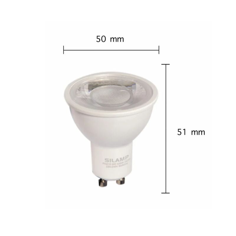Ampulle LED GU10 Dimmbar 8W 220V SMD2835 PAR16 60°