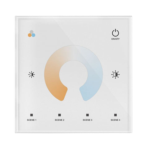 Variateur LED CCT 12-48V DC Max 10A - Blanc