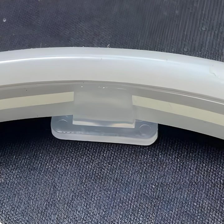 Soporte y tornillo de fijación para neón flexible de 24 V