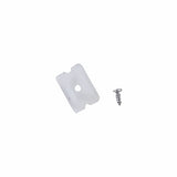 Soporte y tornillo de fijación para neón flexible de 24 V