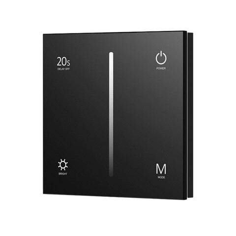 Variateur LED Tactile Monocouleur 220V AC 360W TRIAC - Noir