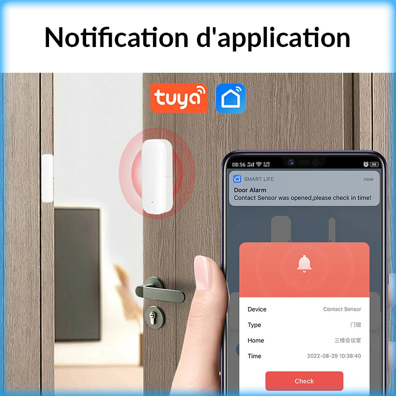 Wifi slimme deur- en raamopeningsdetector