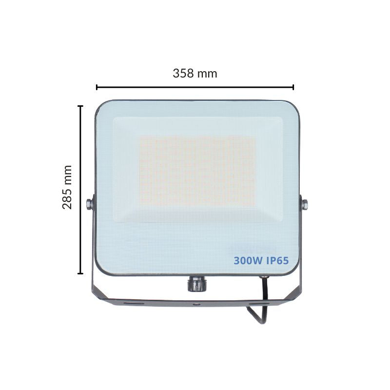 Projecteur LED 300W IP65 CCT - 3000K/4000K/6000K