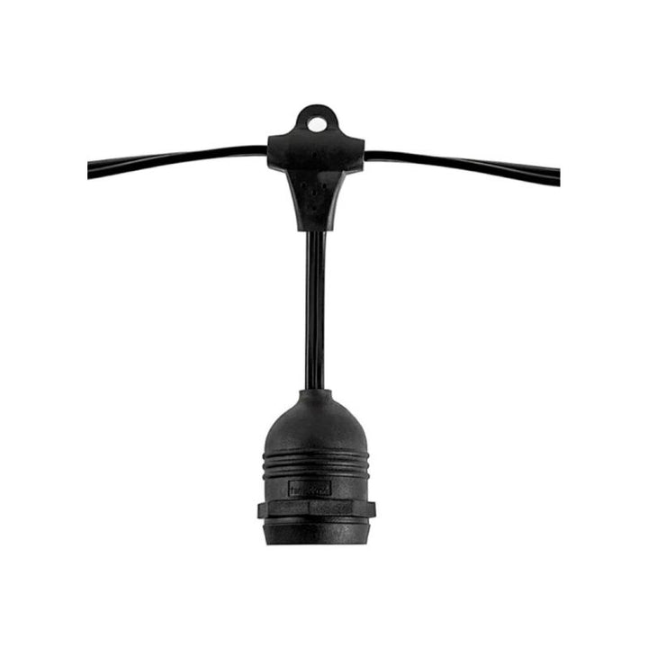 Guinguette LED-slinger 15M IP65 voor 15 hangende E27-lampen (niet inbegrepen)