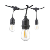 Guinguette LED-slinger 15M IP65 voor 15 hangende E27-lampen (niet inbegrepen)