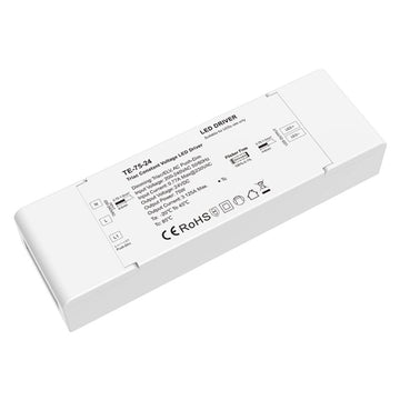 Transformateur LED 220V 24V 75W 3,125A TRIAC Dimmable / Push Dim