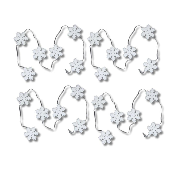 Garland de floco de neve 1,8m