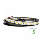 Pack de 5 - Bandeau LED 12V 5M 5050 60LED/m