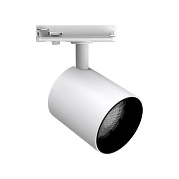 Foco LED en Riel Blanco Monofásico 24W 36° TRIAC Regulable