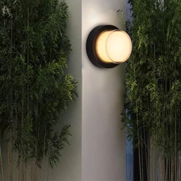WLAN-verbundene LED-Wandleuchte RGBW 12W IP54 rund