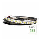 Bandeau LED 12V 5M 5050 60LED/m (Pack de 10)