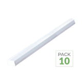 Pack de 10 - Réglette LED 120cm Blanche 48W IP20 CCT