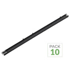 Suspension Linéaire LED 150cm 60W 130lm/W Interconnectable CCT Noir - 3000K/4200K/6400K - Pack de 10