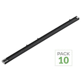 Pack de 10 - Suspension Linéaire LED 120cm 40W 130lm/W Interconnectable CCT Noir