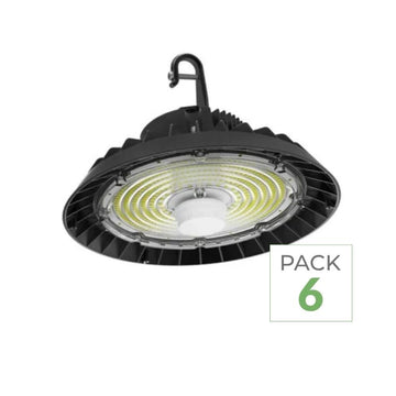 Pack de 6 - Cloche LED Industrielle UFO Dimmable 250W 187lm/W
