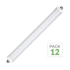 Pack de 12 - Réglette LED étanche 120cm 36W IP65 120lm/W Interconnectable