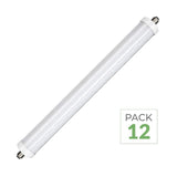 Pack de 12 - Réglette LED étanche 120cm 36W IP65 120lm/W Interconnectable