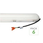 Pack de 6 - Réglette LED Étanche 120cm 60W Haut rendement 120lm/W LED Samsung