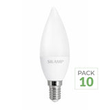 Pack de 10 - Ampoule E14 LED 8W 220V C37 180°