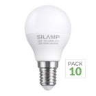 Pack de 10 - Lâmpada E14 LED 8W 220V G45 300°
