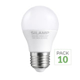 Pack de 10 - Ampoule E27 LED 8W 220V G45 300°