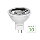 Pack de 10 - Ampoule LED GU5.3 / MR16 12V 8W SMD 80°