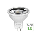 Pack de 10 - Ampoule LED GU5.3 / MR16 12V 8W SMD 80°