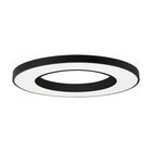 Zwarte ledplafondlamp 64W 80cm met ophangset