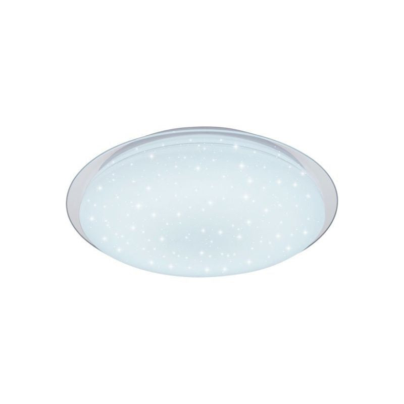 Plafonnier LED 40W Lumière Variable BLANC MAT avec VERRE MAT