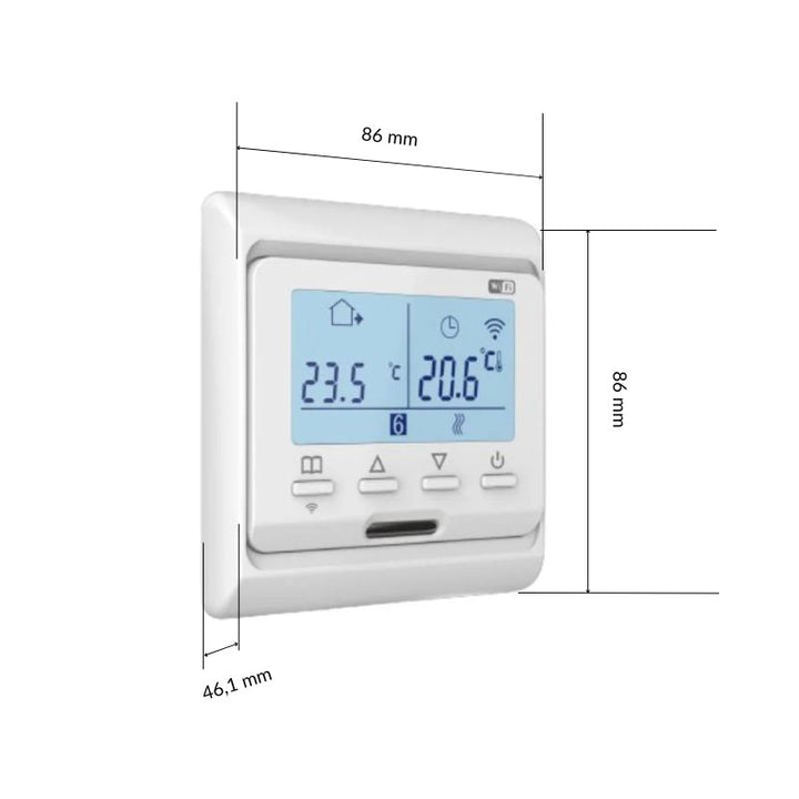 Wifi aangesloten thermostaat voor ketel compatibel met externe sonde