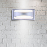 Rechthoekige LED Wandlamp 12W IP65 Grijs
