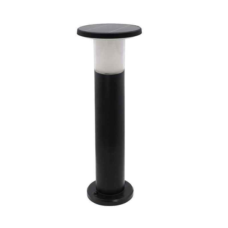 Borne de Jardin Solaire 60cm Noire 3000K/6400K