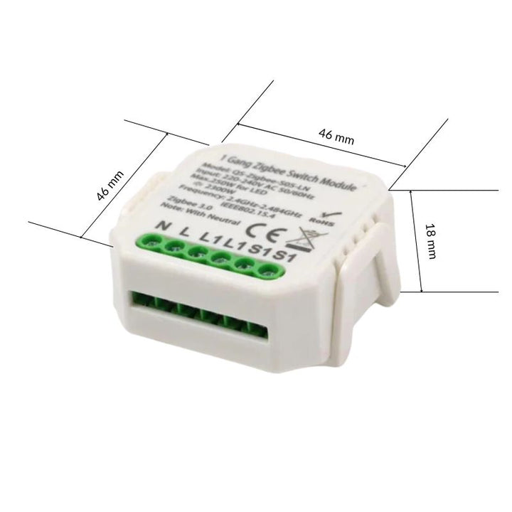 Módulo de interruptor wi -fi com wattmeter