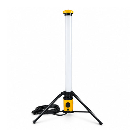 Tour Lumineuse LED 100W 360° IP54 sur Trépied pour Chantier