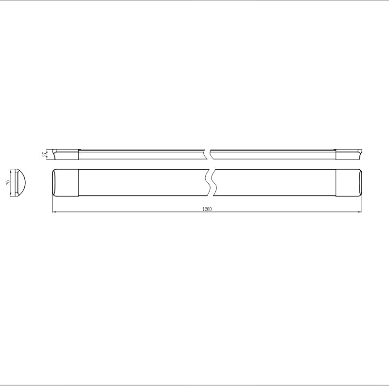 Fita LED 120cm 30W IP40